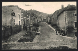 CPA Buxières, Une Rue  - Autres & Non Classés