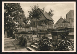 AK Essen, Arbeitersiedlung Altenhof, Krupp-Werke, Parkpartie  - Essen