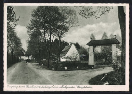 AK Bargteheide, Eingang Zur Reichsposterholungsheim Malepartus  - Bargteheide