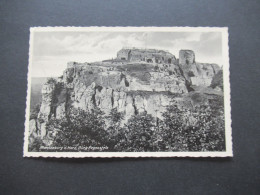 3.Reich 1940 Foto AK Blankenburg A. Harz Burg Regenstein Mit Sonderstempel Blankenburg Gegen Rheuma Ischias Frauenleiden - Covers & Documents