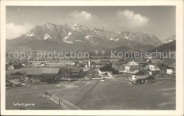 72126991 Wallgau Gesamtansicht Mit Alpenpanorama Wallgau - Andere & Zonder Classificatie