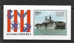 PALAU 1990 PORTE-AVIONS USS PELILIU YVERT N°B8 NEUF MNH** - WO2