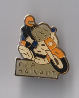 PIN'S THEME POLICE  MOTO  POLICE SPECIALE DE LA ROUTE   HAINAUT EN BELGIQUE - Politie