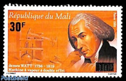 Mali 1992 30fr On 110fr, Stamp Out Of Set, Mint NH, Science - Inventors - Malí (1959-...)