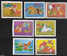 Hungary 1982 Vuk The Little Fox 7v Imperforated, Mint NH, Art - Comics (except Disney) - Ungebraucht