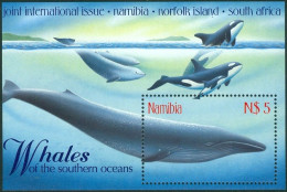 NAMIBIA 1998 WHALES S/S** - Baleines