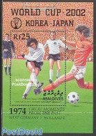 Maldives 2001 World Cup Football History S/s, Mint NH, History - Sport - Netherlands & Dutch - Football - Geografia