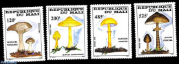 Mali 1985 Mushrooms 4v, Mint NH, Nature - Mushrooms - Mushrooms