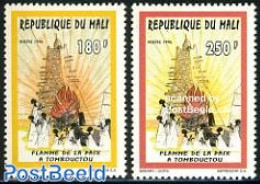 Mali 1996 Peace Fire 2v, Mint NH - Malí (1959-...)