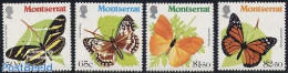 Montserrat 1981 Butterflies 4v, Mint NH, Nature - Butterflies - Other & Unclassified