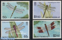 Montserrat 1983 Dragonflies 4v, Mint NH, Nature - Insects - Other & Unclassified