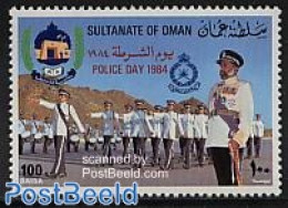 Oman 1984 Police Day 1v, Mint NH, History - Various - Coat Of Arms - Police - Uniforms - Polizei - Gendarmerie