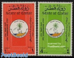 Qatar 1987 Environment Day 2v, Mint NH, Nature - Environment - Protection De L'environnement & Climat