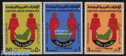 United Arab Emirates 1985 National Census 3v, Mint NH, Science - Various - Statistics - Maps - Non Classés