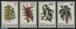 Saint Vincent 1972 Indegenous Plants 4v, Mint NH, Nature - Flowers & Plants - St.Vincent (1979-...)