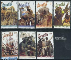 Vanuatu 1999 Tradional Dances 7v, Mint NH, Performance Art - Various - Dance & Ballet - Folklore - Danse