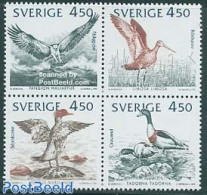 Sweden 1992 Baltic Birds 4v [+], Joint Issue Estl./Lithuania/L, Mint NH, Nature - Various - Birds - Ducks - Joint Issues - Ongebruikt