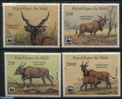 Mali 1986 WWF, Animals 4v, Mint NH, Nature - Animals (others & Mixed) - World Wildlife Fund (WWF) - Mali (1959-...)