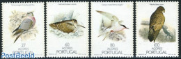 Azores 1988 Birds 4v, Mint NH, Nature - Birds - Birds Of Prey - Pigeons - Azoren