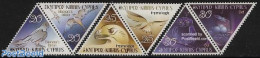 Cyprus 2003 Birds Of Prey 3x2v [:], Mint NH, Nature - Birds - Birds Of Prey - Owls - Nuovi