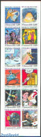 France 1988 Communication, Comis 12v In Booklet, Mint NH, Transport - Stamp Booklets - Space Exploration - Art - Comic.. - Nuevos