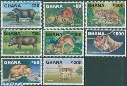 Ghana 1993 Wild Animals 8v, Mint NH, Nature - Animals (others & Mixed) - Bats - Cat Family - Autres & Non Classés