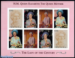 Guyana 1995 Queen Mother M/s Impeforated, Mint NH, History - Kings & Queens (Royalty) - Royalties, Royals