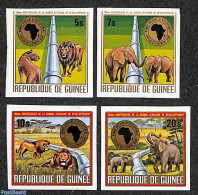 Guinea, Republic 1975 African Development Bank 4v Imperforated, Mint NH, Nature - Various - Animals (others & Mixed) -.. - Autres & Non Classés