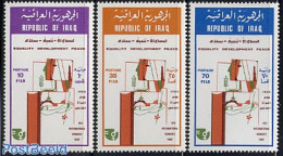 Iraq 1975 Int. Woman Year 3v, Mint NH, History - Various - Women - Int. Women's Year 1975 - Unclassified