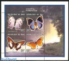 Mali 1996 Butterflies 4v M/s, Mint NH, Nature - Butterflies - Mali (1959-...)