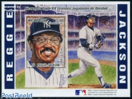 Nicaragua 1996 Reggie Jackson S/s, Mint NH, Sport - Sport (other And Mixed) - Nicaragua