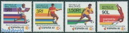 Maldives 1982 World Cup Football Spain 4v, Mint NH, Sport - Football - Maldivas (1965-...)