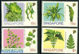 Singapore 1990 Ferns 4v, Mint NH, Nature - Flowers & Plants - Autres & Non Classés