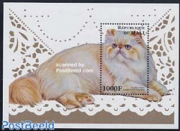 Mali 1997 Flame Point Him. Persian S/s, Mint NH, Nature - Cats - Mali (1959-...)