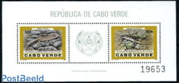 Cape Verde 1986 Animals S/s, Mint NH, Nature - Animals (others & Mixed) - Reptiles - Cape Verde