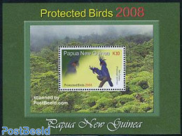 Papua New Guinea 2008 Protected Birds S/s, Mint NH, Nature - Birds - Parrots - Papua-Neuguinea