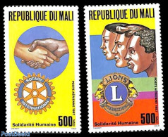 Mali 1987 Lions, Rotary 2v, Mint NH, Various - Lions Club - Rotary - Rotary, Club Leones