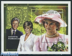 Mali 1997 Diana With Pink Hat S/s, Mint NH, History - Charles & Diana - Kings & Queens (Royalty) - Koniklijke Families