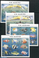 Mali 1997 Marine Life 36v (4 M/s), Mint NH, Nature - Fish - Vissen