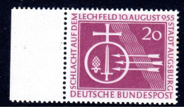 GERMANY - 1955 WEST GERMANY BATTLE OF LECHFELD ANNIVERSARY FINE MNH ** SG 1142 - Ungebraucht