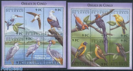 Congo Dem. Republic, (zaire) 2000 Birds 12v (2 M/s), Mint NH, Nature - Birds - Autres & Non Classés