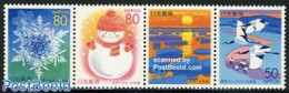 Japan 1999 Hokkaido 4v [:::], Mint NH, Nature - Birds - Unused Stamps