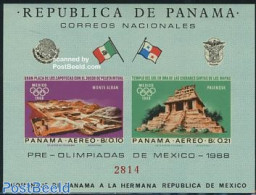 Panama 1967 Olympic Games Maxico S/s Imperforated, Mint NH, Sport - Olympic Games - Panamá