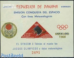 Panama 1968 Olympic Televsion S/s Imperforated, Mint NH, Sport - Olympic Games - Panama