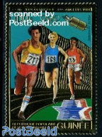 Guinea, Republic 1983 Olympic Games 1v, Gold, Mint NH, Sport - Transport - Athletics - Olympic Games - Space Exploration - Atletiek