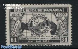 Panama 1955 Rotary Club 1v, Mint NH, Various - Maps - Rotary - Geografia