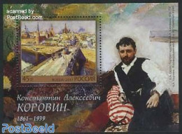 Russia 2011 K.A. Korovin S/s, Mint NH, Transport - Trams - Art - Modern Art (1850-present) - Paintings - Strassenbahnen