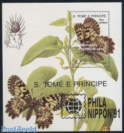 Sao Tome/Principe 1991 Philanippon S/s, Mint NH, Nature - Butterflies - São Tomé Und Príncipe