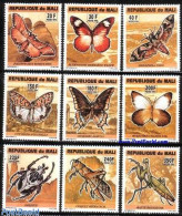 Mali 1994 Insects 9v, Mint NH, Nature - Butterflies - Insects - Malí (1959-...)
