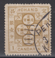 IMPERIAL CHINA 1894 - LOCAL ICHANG - Gebruikt